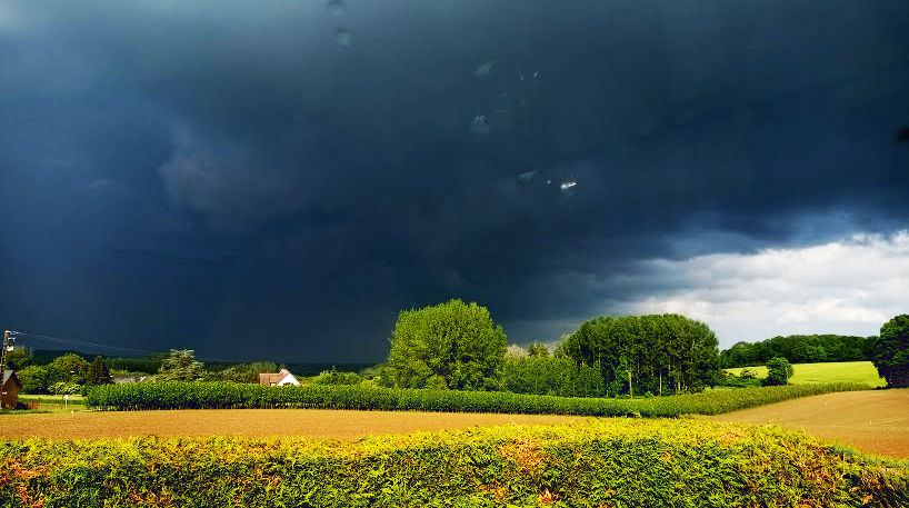 paysage d'orage